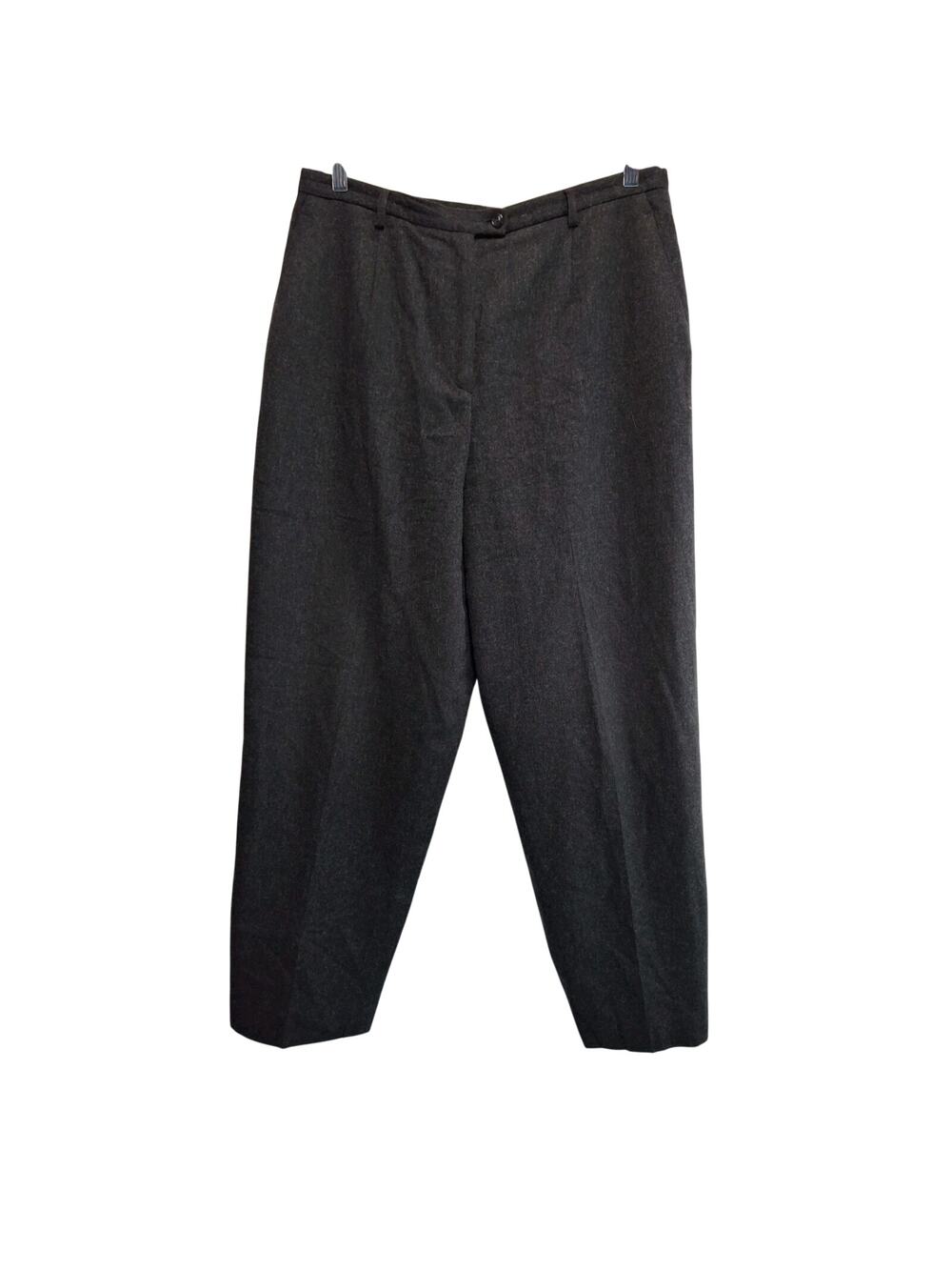 Pendleton virgin wool trousers womens size 18 gray tweed lined vintage pants